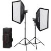 Sada 2x Godox Litemons LA150D K2 + príslušenstvo