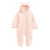 Detská kombinéza - Medzera 62 ružový detský oblek (Gap Teddy Bear Suit s knedlami 5-7 kg 56-62 3-6m)