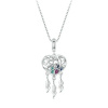 GRACE Silver Jewellery Stříbrný náhrdelník Lapač snů - stříbro 925/1000 NH-SCN519/83 Stříbrná 45 cm