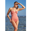 LORIN Dámske jednodielne plavky Blanka staroružová 38