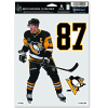 Set 3 samolepiek Wincraft Sidney Crosby Pittsburgh Penguins 14x20 cm