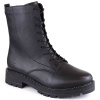 Comfortable insulated leather boots Remonte W RKR622 black (178486) Black/Green 40