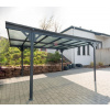 Westmann Helsinky hliníkový prístrešok pre auto, šedá farba 503x305 cm Westmann