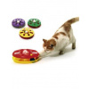 Hračka mačka Tanier plast obojstr. s loptičkou 24cm KAR