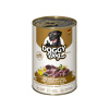Doggy Dog Wild Boar & Poultry Hearts - bezobilné mokré krmivo pre psov, so srdiečkami z diviaka a hydiny - 12x 400g