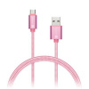 CONNECT IT Wirez Premium Metallic micro USB - USB růžovo-zlatá / 1m (CI-967)