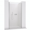 CERANO - Sprchové otočné dvere Porte L/P - 8 mm - chróm, transparentné sklo - 100x195 cm