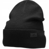 Pánsky zimný klobúk 4f H4Z22 CAM004 UNI CZARNA (4f Zimné mužské zimné čiapka Little Logo Uni Black)