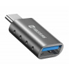 Swissten OTG adaptér USB-C (M)/USB-A (F)