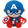 postavička Ty Beanie Babies Marvel Captain America 15 cm