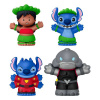 Mattel Lilo & Stich Fisher-Price Little People Collector Mini Figurky 4-Pack 7 cm