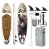 Kubisport 05-PB350-H Paddleboard 350x90x15 cm s príslušenstvom biely hnedý