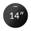Evans Hydraulic Snare Coated Black Priemer blany: 14