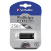 Verbatim PinStripe USB kľúč 256 GB USB Typ-A 3.2 Gen 1 (3.1 Gen 1) Čierna (49320)