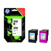 HP 300 2-pack Black/Tri-color Original Ink Cartridges atramentová náplň 2 kusov Originál Čierna, Azúrová, Purpurová, Žltá (CN637EE)