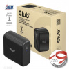 Club3D cestovní nabíječka 100W GAN technologie, USB-IF TID certified, USB Type-C, Power Delivery(PD) 3.0 Support CAC-1908EU