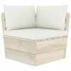 Vankúš na záhradný nábytok - Vankúše Vidaxl SofA vankúšiky z paliet, 3 ks, biele, CT (Vankúše Vidaxl SofA vankúšiky z paliet, 3 ks, biele, CT)