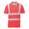 PORTWEST HI-VIS S477 / Reflexná funkčná polokošeľa - HV červená XXXL