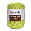 Špagát Macrame Rope 5 mm Špagát Macrame Rope 5 MM Žlto zelená 755
