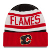 New Era Dětská zimní čepice Calgary Flames NHL Biggest Fan 2.0