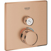 Grohe Grohtherm SmartControl sprchová batéria podomietková s termostatom Brushed Warm Sunset 29123DL0