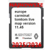 Mapa pre navigáciu Európa Renault TOMTOM CARMINAT LIVE 11.25 pamäťová karta SD