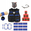 SET NA NERF VESTA ŠÍPKY TERČE BANDANA 6V1