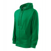 Malfini TRENDY ZIPPER 410 Mikina pánska 3XL, Trávová zelená