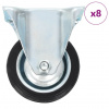 vidaXL 8 ks pevné kolieska 75 mm - 158832-94465