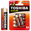 Alkalická batéria Toshiba AA (R6) 6 ks