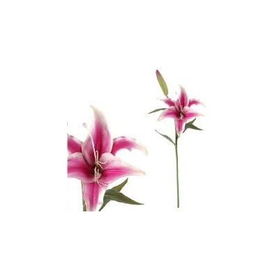 Autronic Lilie, barva tmavě růžová. Květina umělá. KUM3293
