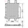 Kondenzátor klimatizácie DENSO DCN35005
