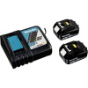 Makita 197624-2 2x BL1850B plus DC18RC