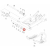 SMC Original parts Matica na zadnú osku pre SMC Jumbo 300 95301-142212-B