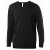 KARIBAN VINTAGE JUMPER K965 / Pánsky sveter do V - black XL