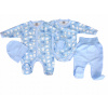 Detský komplet - Detská sada Sweetchild 62 biela, čierna, námornícka modrá, modrá, ružová, šedá 5 ks. (Layette pre novorodenca)