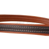 COLLAR Kožené vodítko Soft, 183cm/25mm, čierno-hnedá