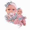 Antonio Juan 70332 Toneta – realistické bábätko so zvukmi a mäkkým látkovým telom – 34 cm 8435083670666