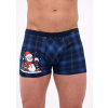 Pánske vianočné boxerky Cornette 007/80 Toast Christmas S tmavo modrá