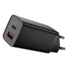 Nástenná nabíjačka Baseus GaN2 Lite USB-A + USB-C 65 W čierna (CCGAN2L-B01)