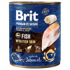 Konzerva Brit Premium by Nature Fish with Fish Skin 800 g