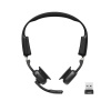 Shokz OpenMeet UC, USB-A adaptér, Bluetooth náhlavní sluchátka před uši s mikrofonem, černá 0810160665274