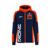 mikina s kapucí TEAM , KTM RED BULL (modrá,oranžová, vel. M) M180-482-M