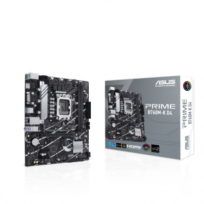 ASUS MB Sc LGA1700 PRIME B760M-K DDR4, Intel B760, 2xDDR4, 1xHDMI, 1xVGA, mATX 90MB1DS0-M1EAY0 Asus