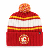 47 Brand Pánska Zimná Čiapka Calgary Flames Plateau ’47 Cuff Knit