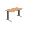 OFFICE PRO s.r.o. HOBIS kancelársky stôl pracovný rovný - FS 1400, buk