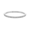 Fossil Trblietavý oceľový prsteň Ellis Pavé JF04687040