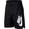 Detská košeľa - Šortky Nike 158 biele, čierne (Nike Sportswear AT9762-011 Shorts 158/170)