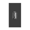 Modul NOEN - zásuvka dát. 1xUSB polomodul čierna OR-GM-9010/B/USBDATA ORNO