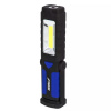 Baterka 3 W COB LED + 1 W LED, pozdĺžna s podstavcom, s baté